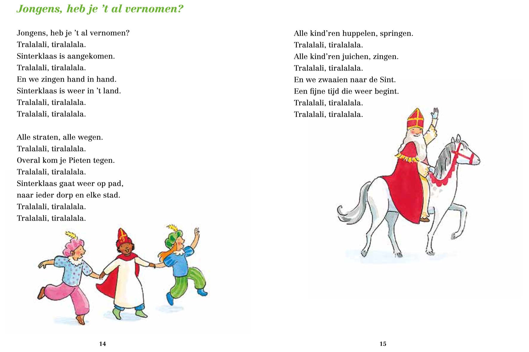 sinterklaasliedjes sintboek pieten